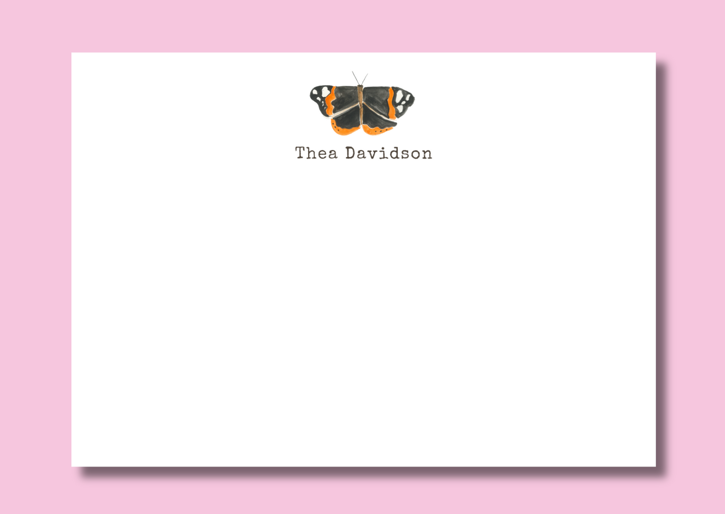 Red admiral butterfly