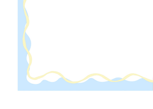 Blue and yellow wiggly