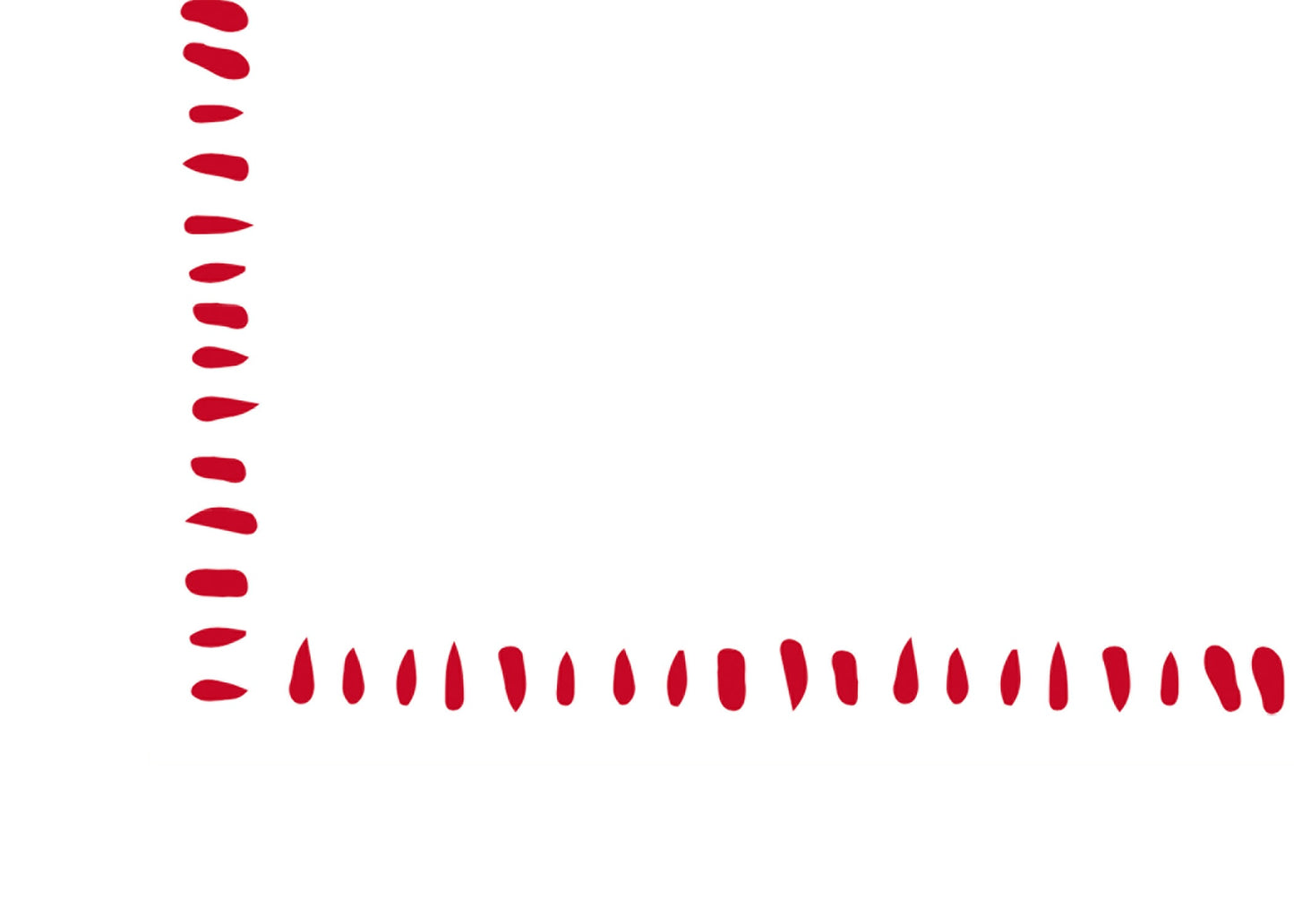 Red dashes