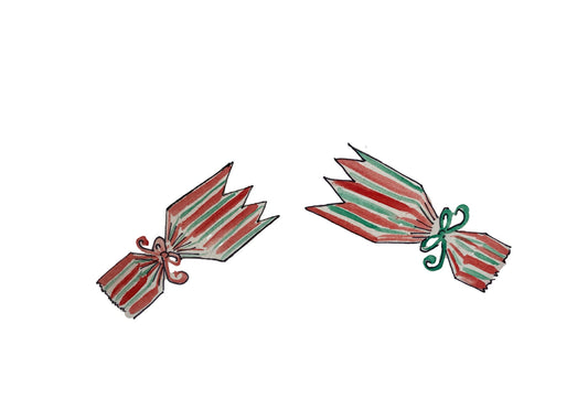 Christmas cracker greeting card