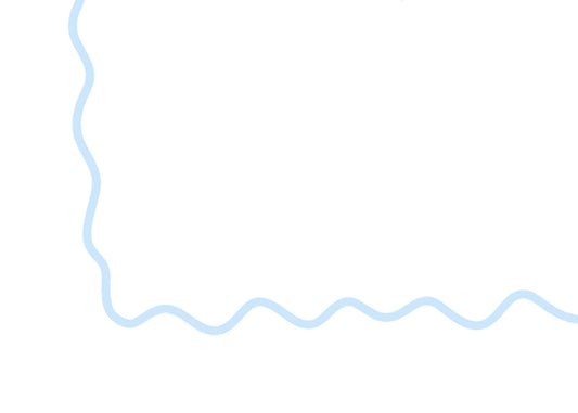 Pale blue wavy