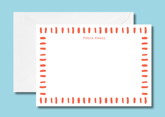 Orange dashes