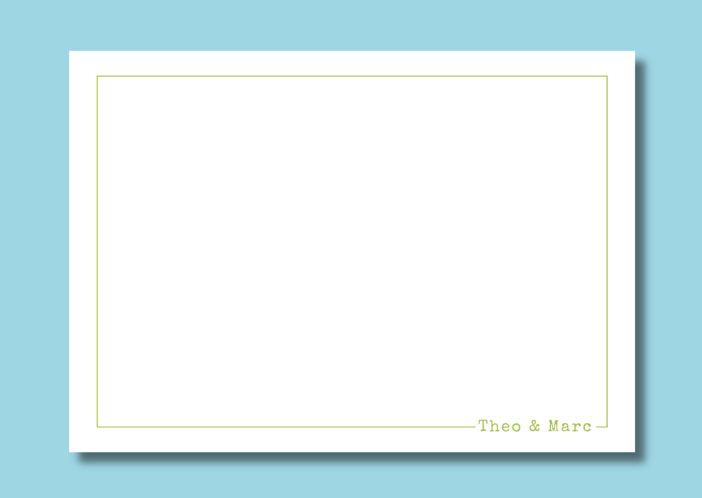 Simple green line