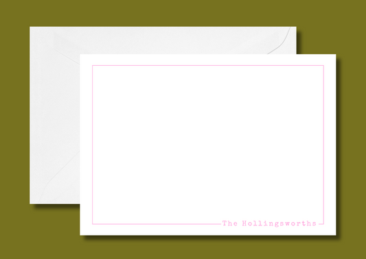 Simple pink line