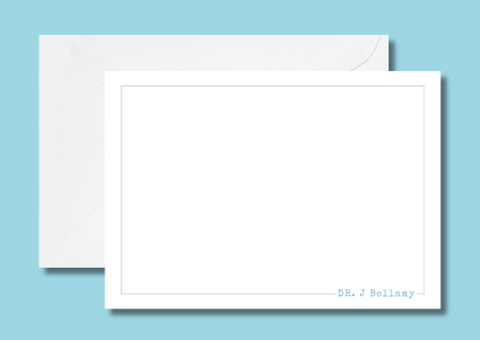 Simple blue line