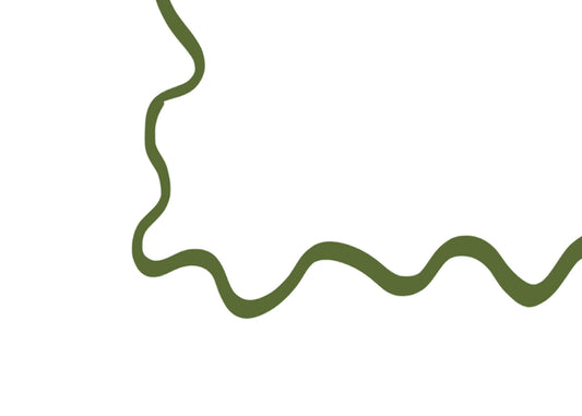 Dark green splat