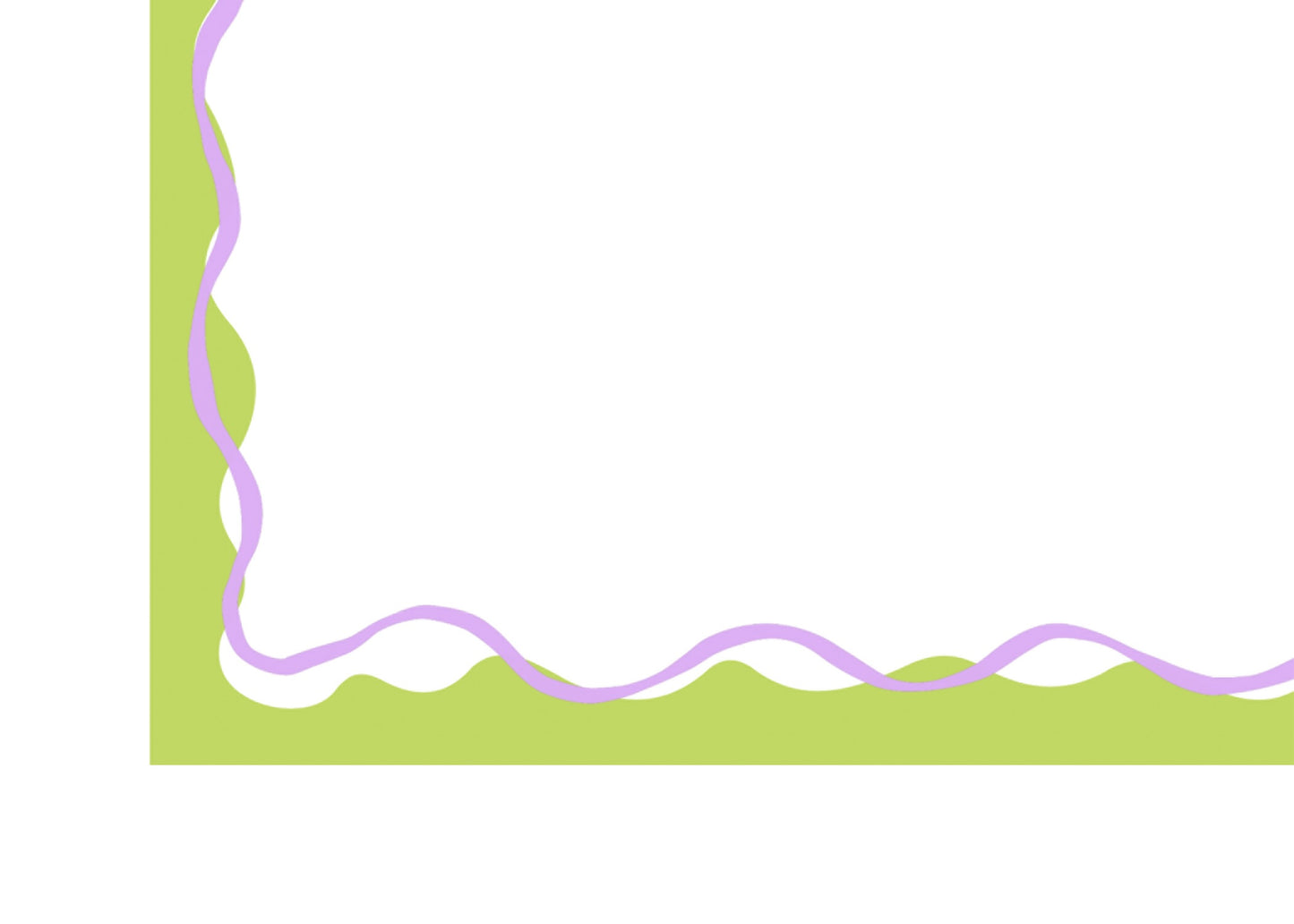 Green and purple wiggly
