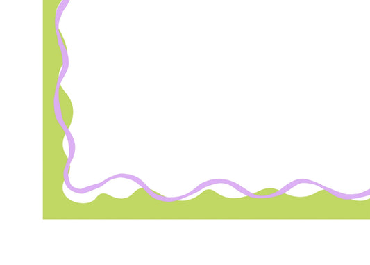 Green and purple wiggly