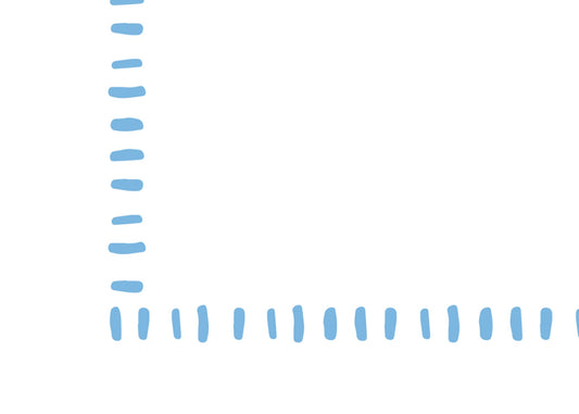Blue dashes