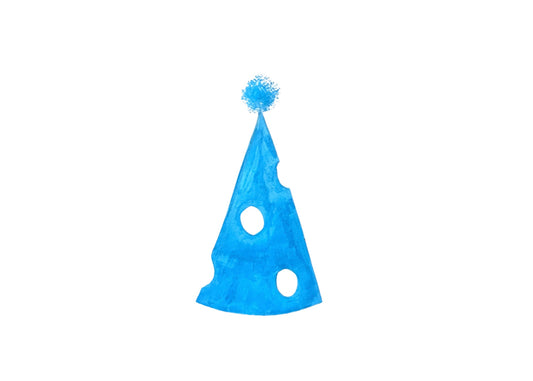 Blue party hat