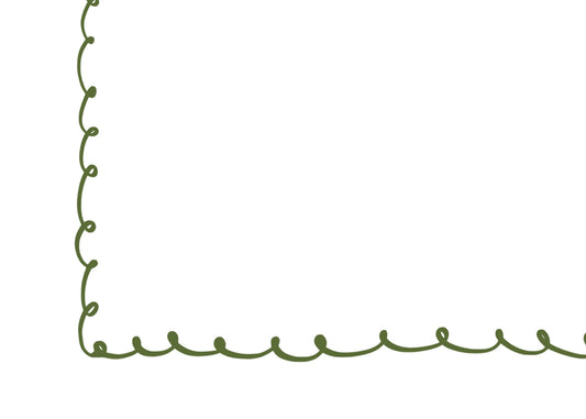 Dark green squiggle