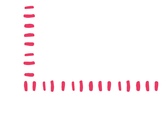 Pink dashes